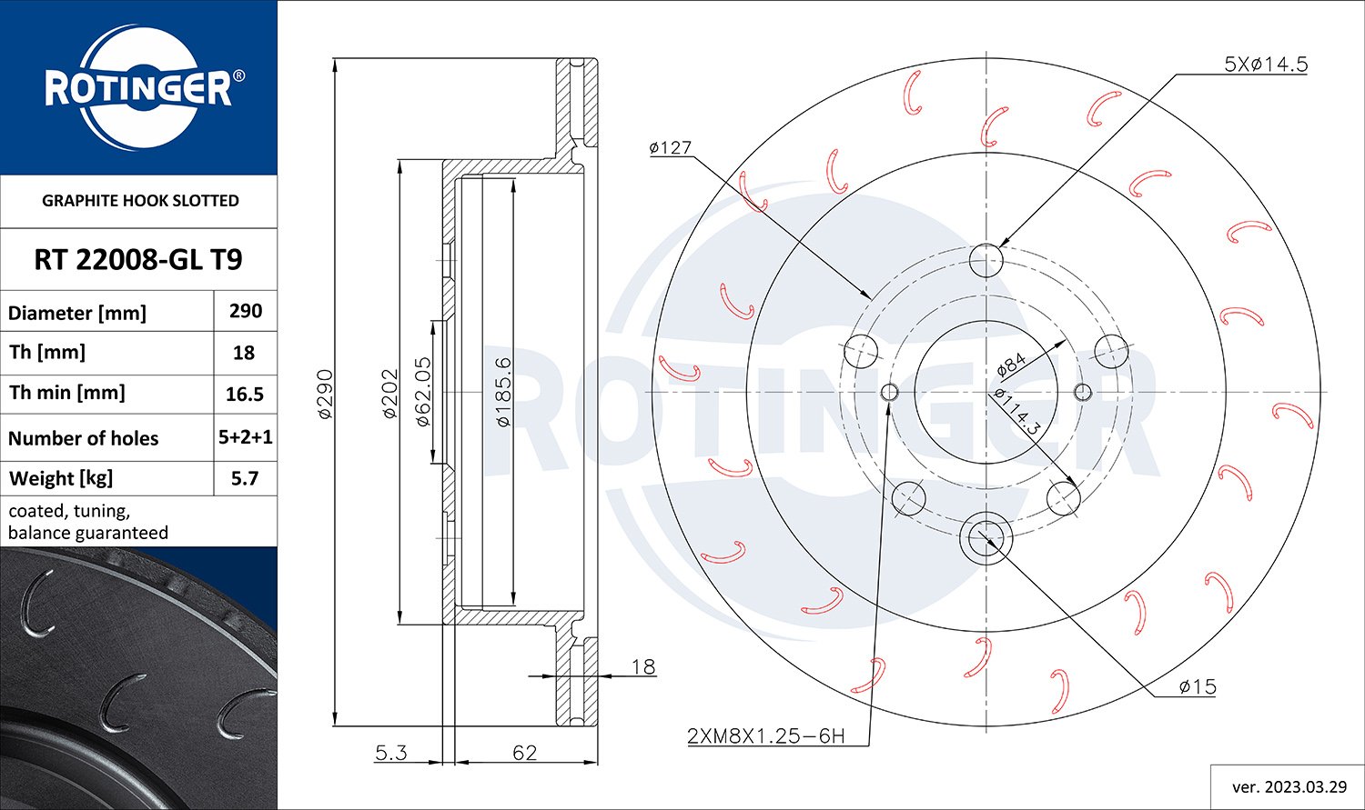 ROTINGER RT 22008-GL T9 ROTINGER RT 22008-GL T9