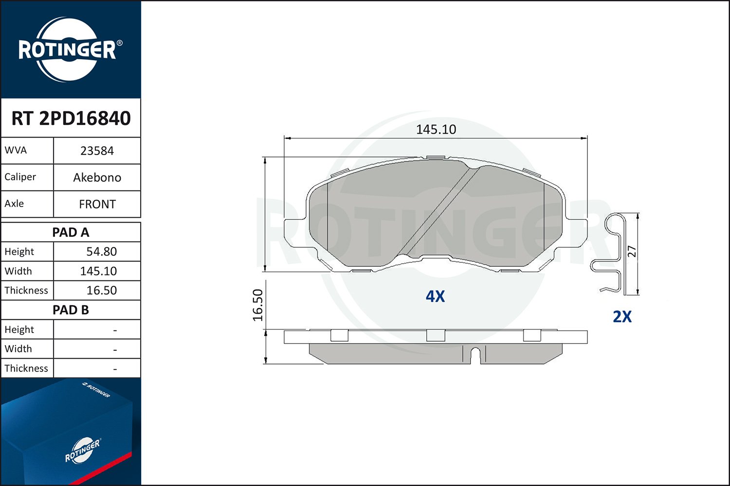 ROTINGER RT 2PD16840