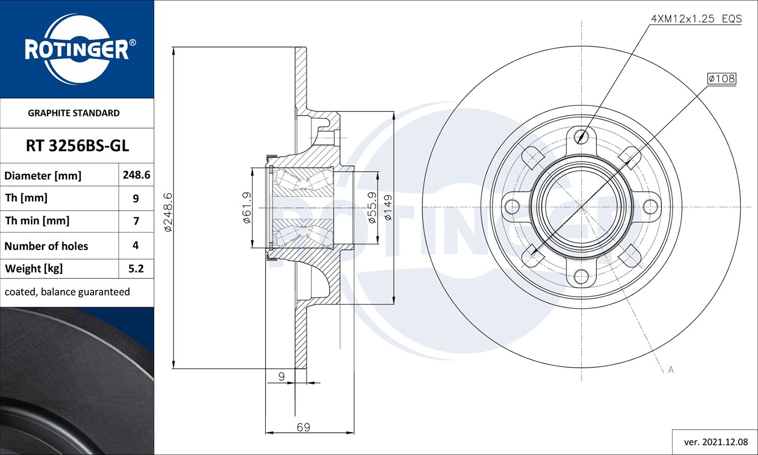 ROTINGER RT 3256BS-GL