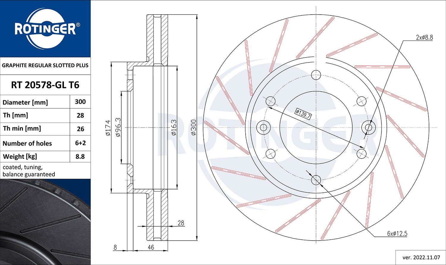 ROTINGER RT 20578-GL T6 ROTINGER RT 20578-GL T6