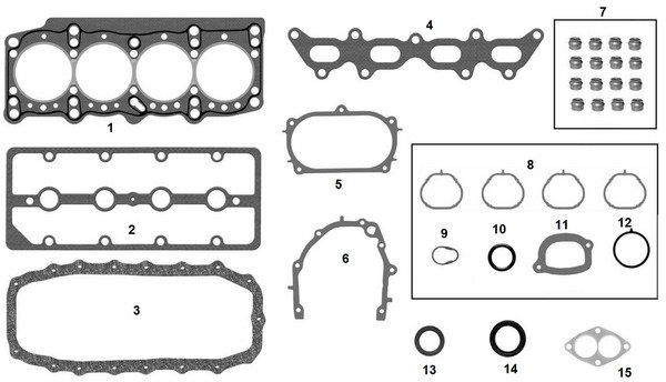 METAL LEVE J&RM-2462/4