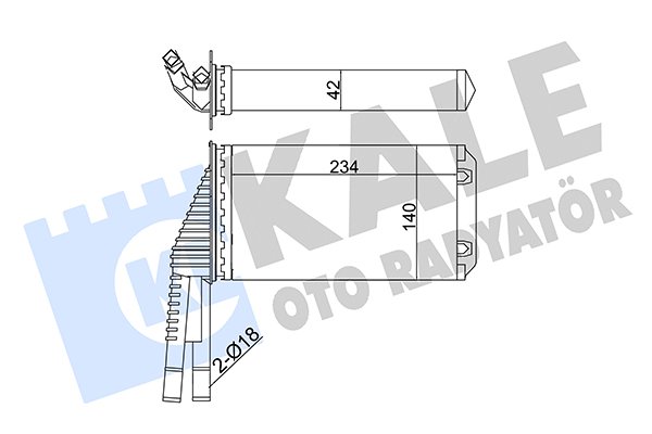 KALE OTO RADYATÖR 355265
