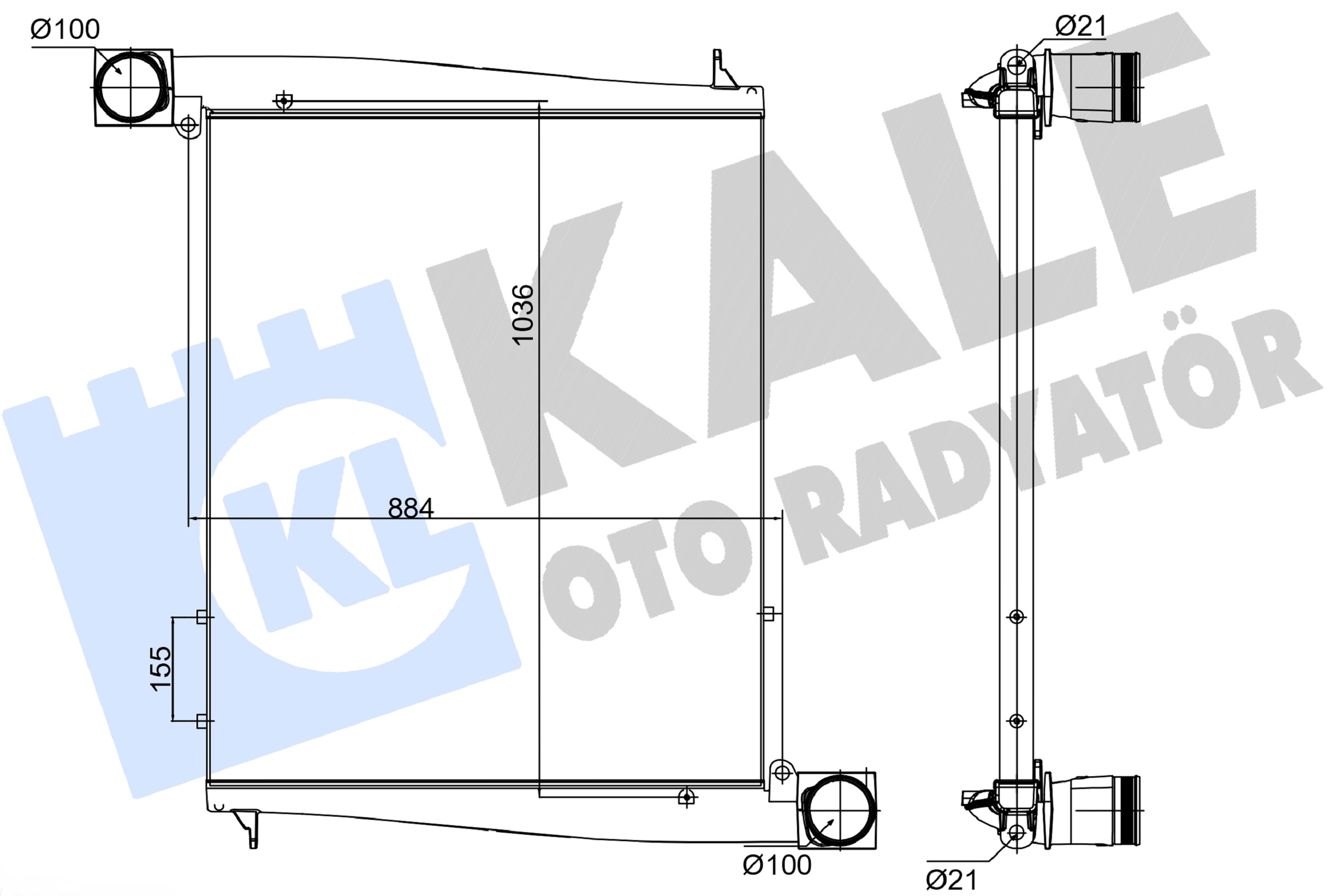 KALE OTO RADYATÖR 375625