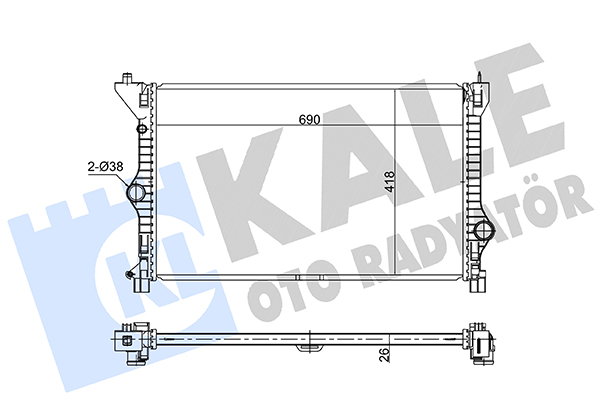 KALE OTO RADYATÖR 362265