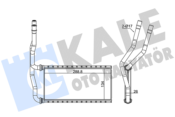 KALE OTO RADYATÖR 370645