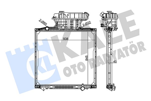 KALE OTO RADYATÖR 350270