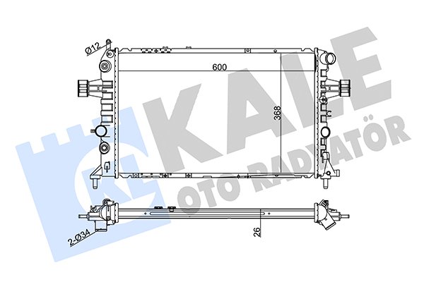 KALE OTO RADYATÖR 363700