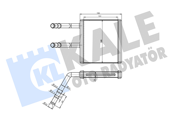 KALE OTO RADYATÖR 360865