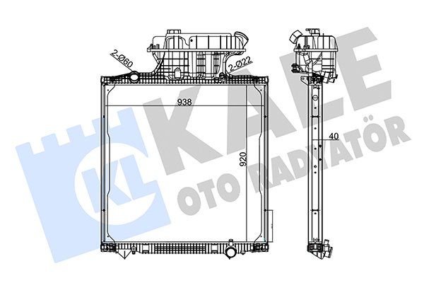 KALE OTO RADYATÖR 350250