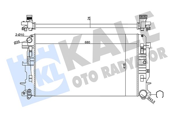 KALE OTO RADYATÖR 357035