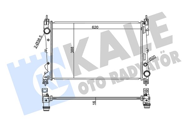 KALE OTO RADYATÖR 347325