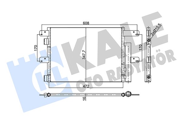 KALE OTO RADYATÖR 350340