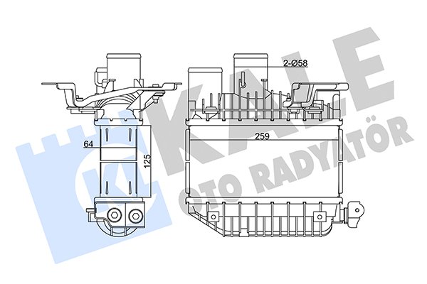 KALE OTO RADYATÖR 345135