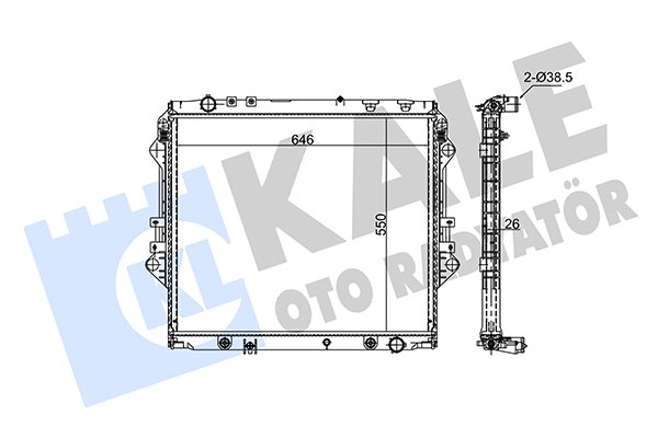 KALE OTO RADYATÖR 354905
