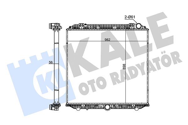 KALE OTO RADYATÖR 355055