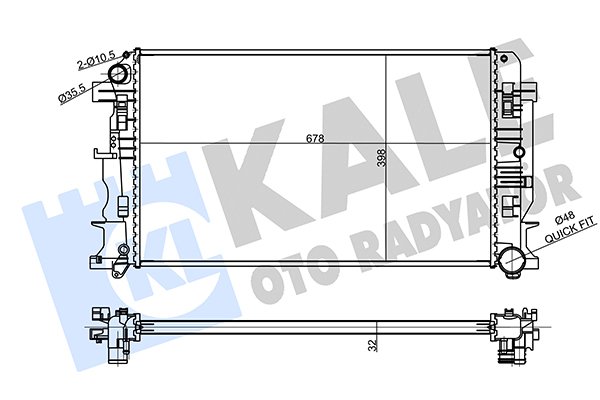 KALE OTO RADYATÖR 354980