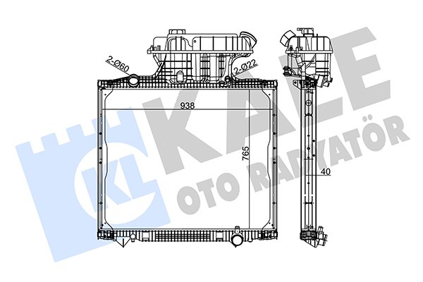 KALE OTO RADYATÖR 350260