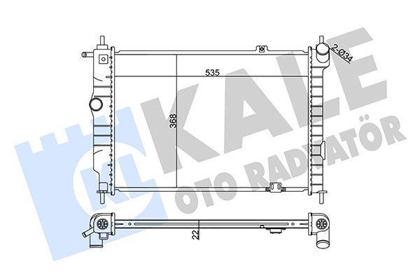 KALE OTO RADYATÖR 370700