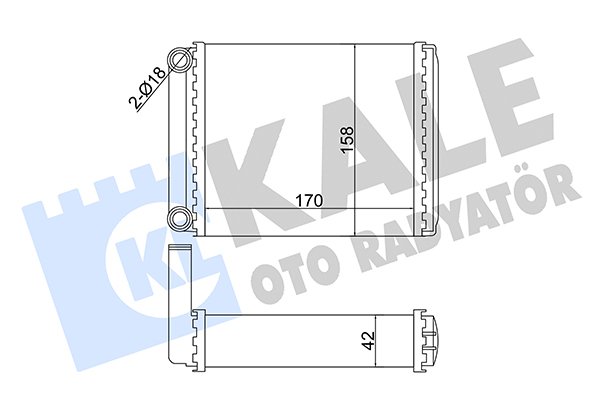 KALE OTO RADYATÖR 358585