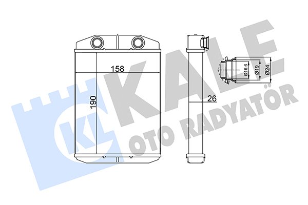 KALE OTO RADYATÖR 355230