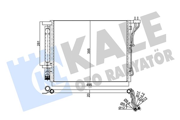 KALE OTO RADYATÖR 358010