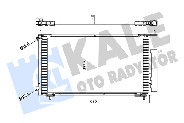 KALE OTO RADYATÖR 380400