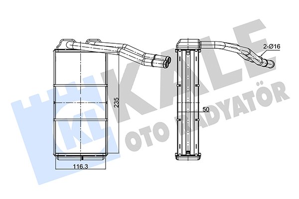KALE OTO RADYATÖR 352090