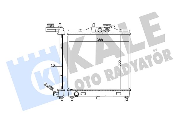 KALE OTO RADYATÖR 370100