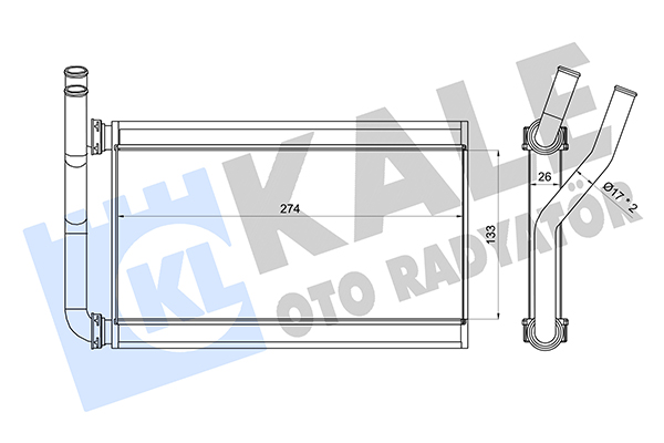 KALE OTO RADYATÖR 360850
