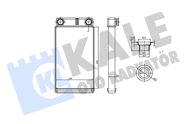 KALE OTO RADYATÖR 360995