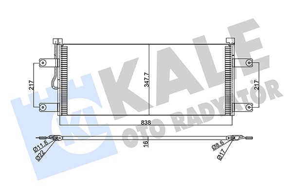 KALE OTO RADYATÖR 353030