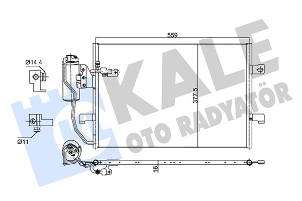 KALE OTO RADYATÖR 353050