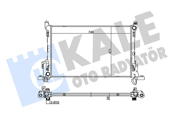 KALE OTO RADYATÖR 355635