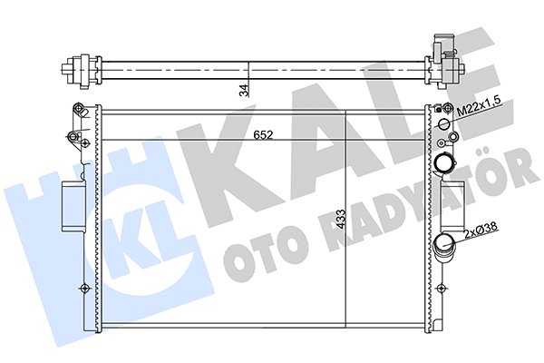 KALE OTO RADYATÖR 356420