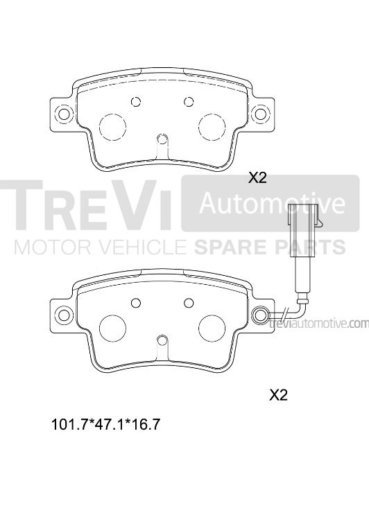 TREVI AUTOMOTIVE PF1455