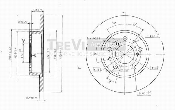 TREVI AUTOMOTIVE BD1004