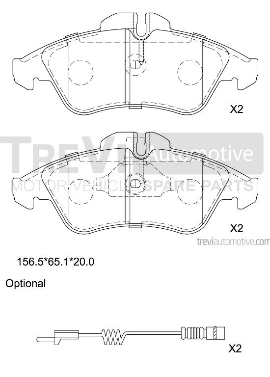 TREVI AUTOMOTIVE PF1618