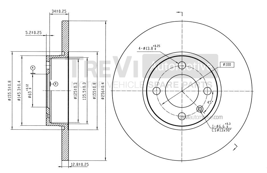 TREVI AUTOMOTIVE BD1018