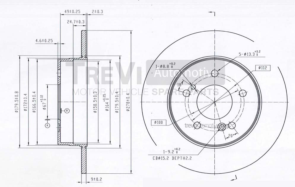 TREVI AUTOMOTIVE BD1019