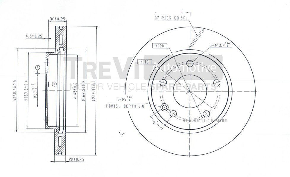 TREVI AUTOMOTIVE BD1120