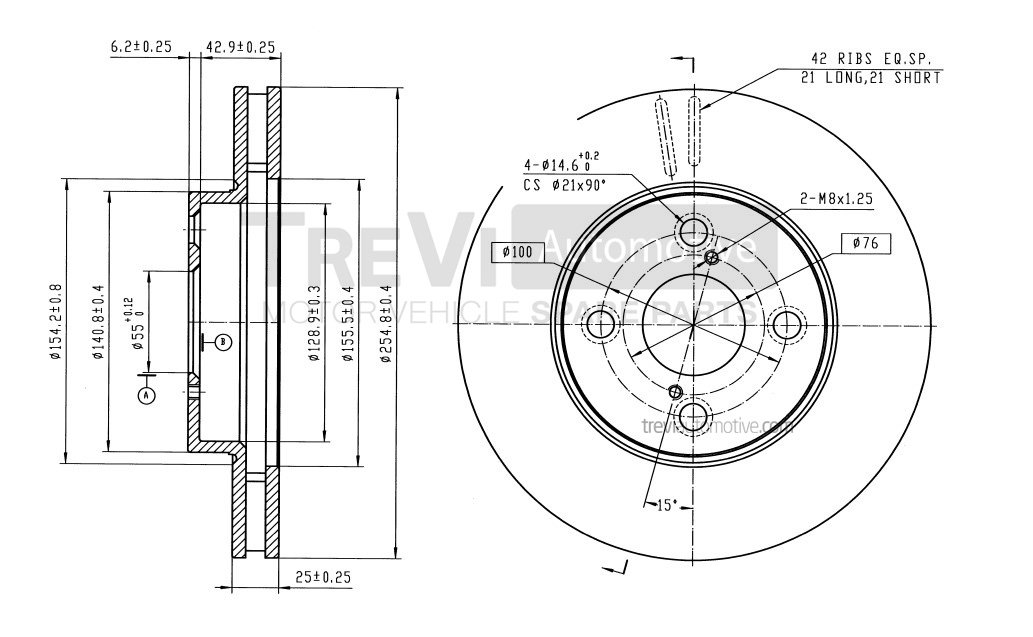 TREVI AUTOMOTIVE BD1206