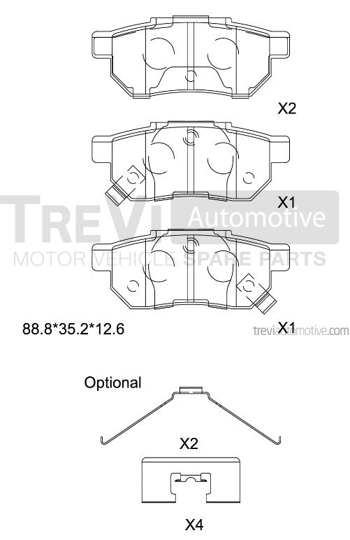 TREVI AUTOMOTIVE PF1519