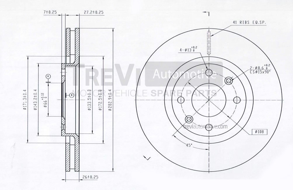 TREVI AUTOMOTIVE BD1151