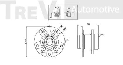 TREVI AUTOMOTIVE WB1163