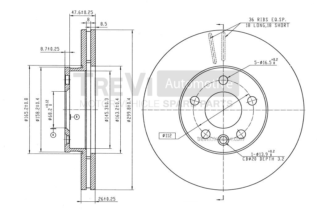 TREVI AUTOMOTIVE BD1211