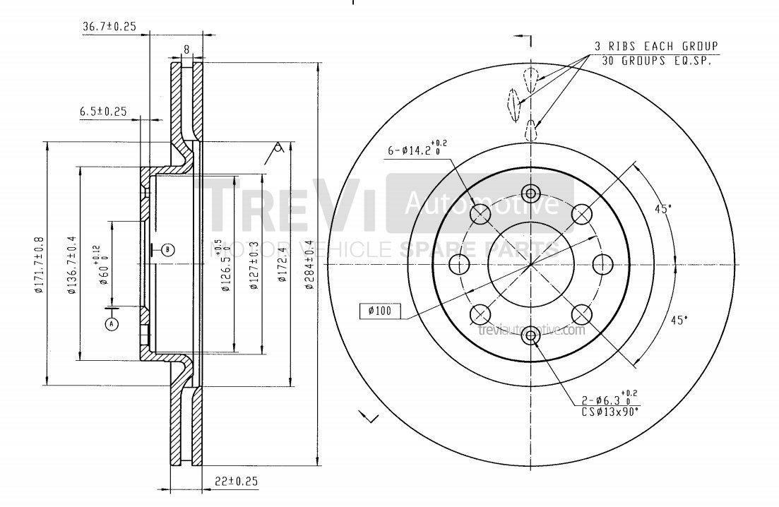 TREVI AUTOMOTIVE BD1095