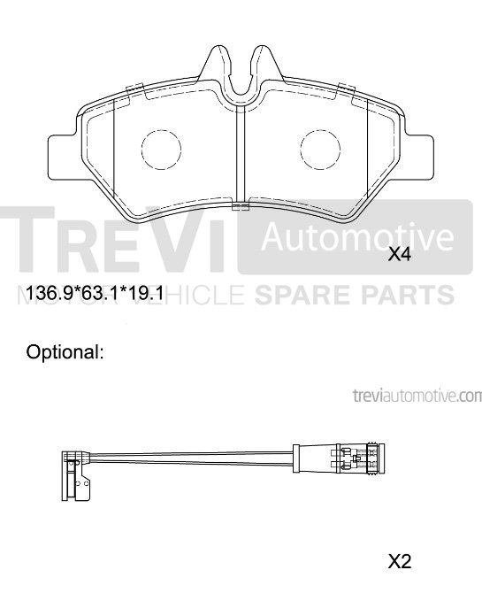 TREVI AUTOMOTIVE PF1646