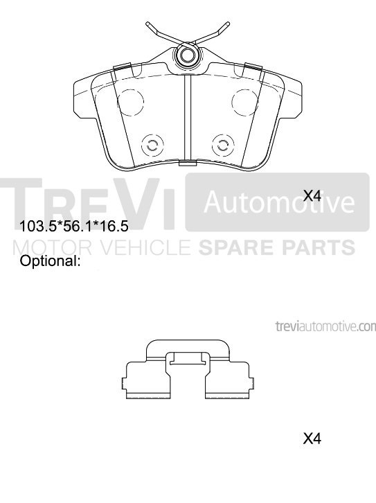 TREVI AUTOMOTIVE PF1424