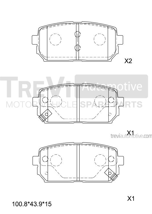 TREVI AUTOMOTIVE PF1414