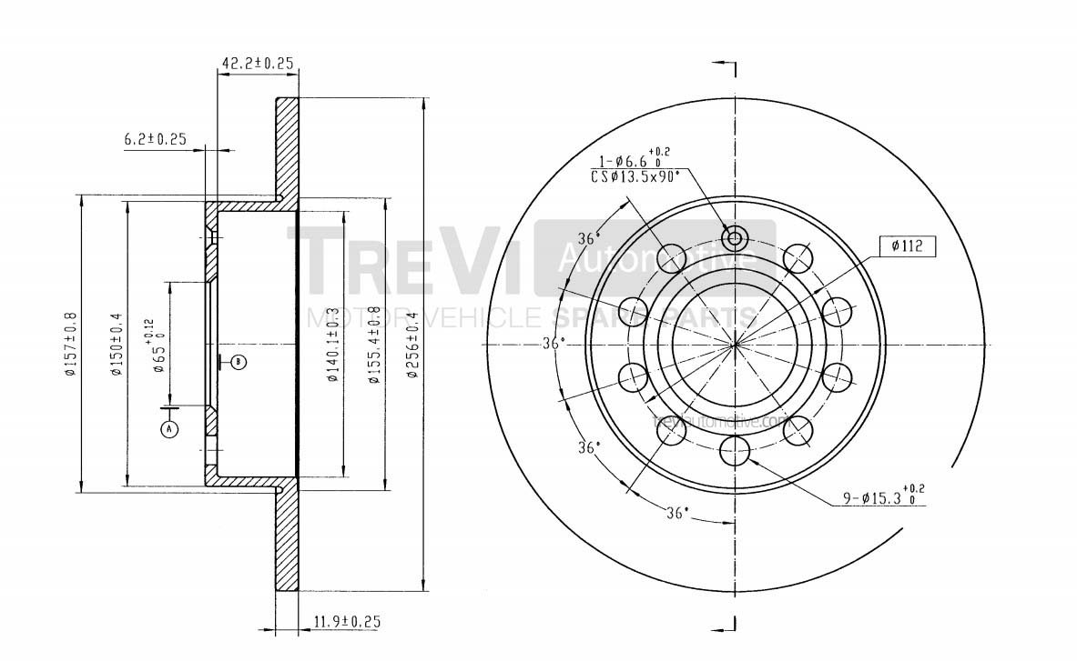 TREVI AUTOMOTIVE BD1056